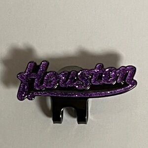 Houston Astros Blip Hat Pin Pins Purple Glitter Hats Bag Baseball Fitted New Era